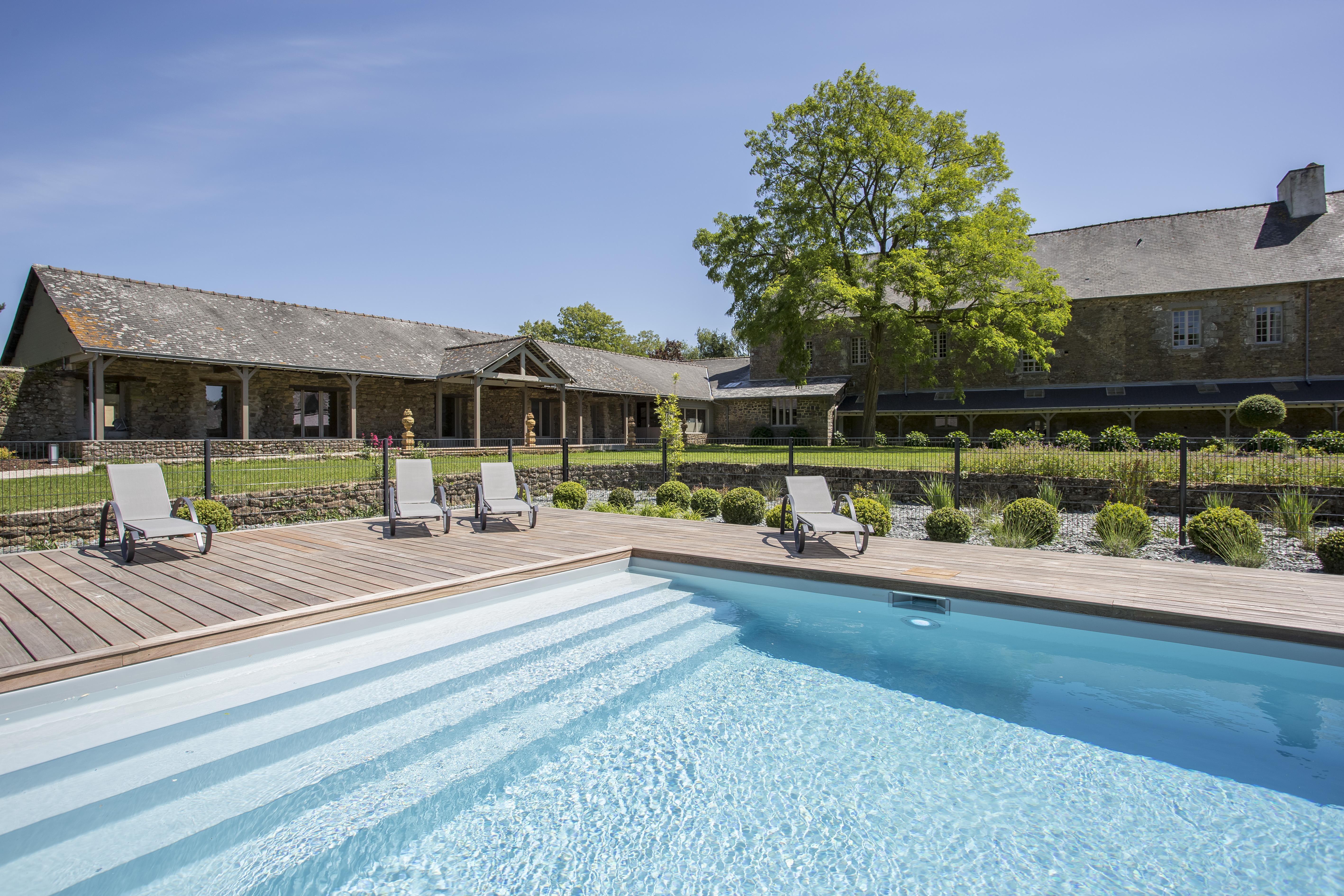 Hotel De L'Abbaye Le Tronchet  Eksteriør bilde